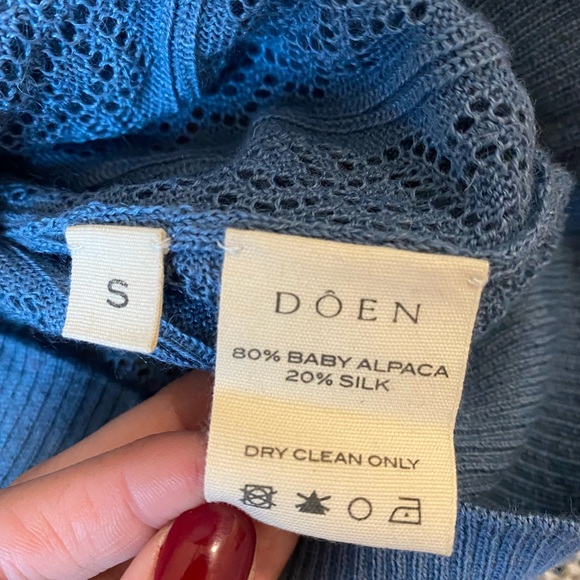 Doen French Blue Norfolk Sweater - Picture 5 of 6